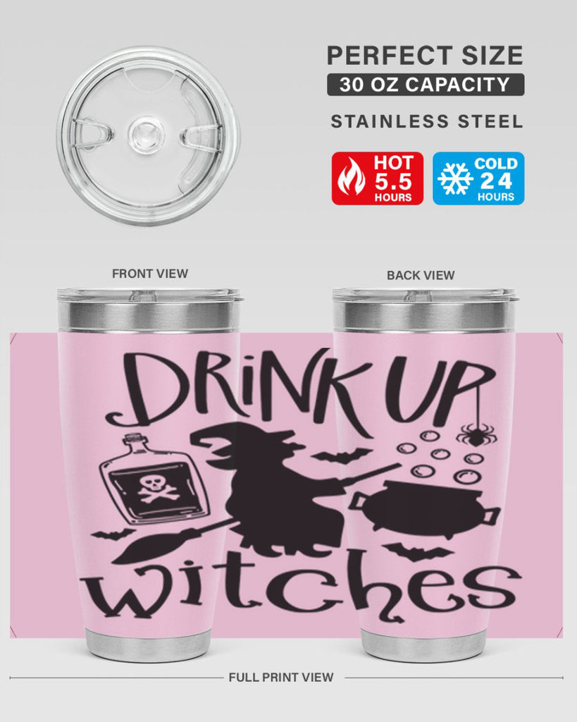 drink up witches 79#- halloween- Tumbler