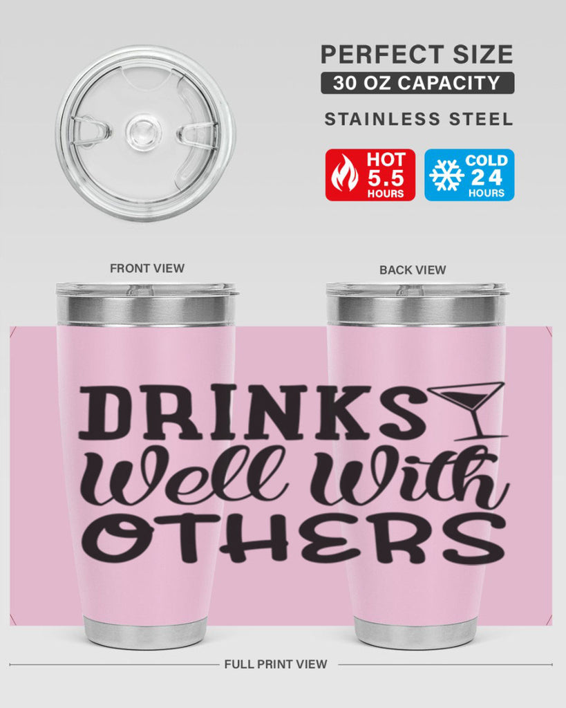 drinks well with others 128#- beer- Tumbler