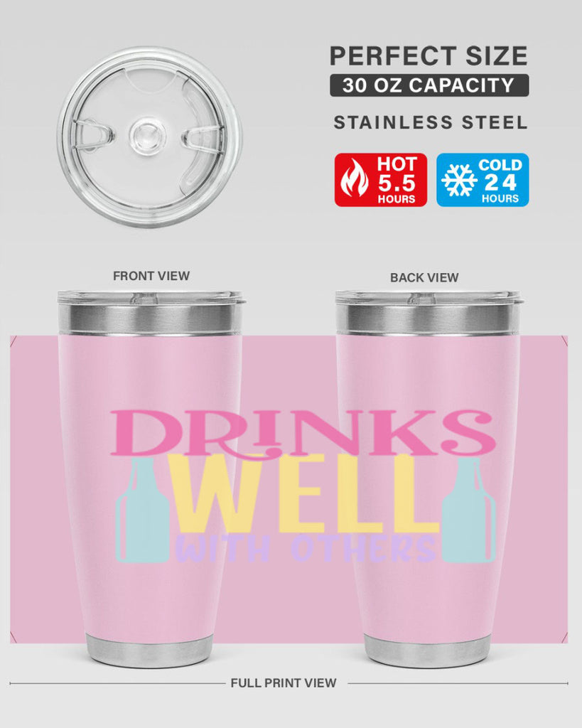 drinks well with others 129#- beer- Tumbler