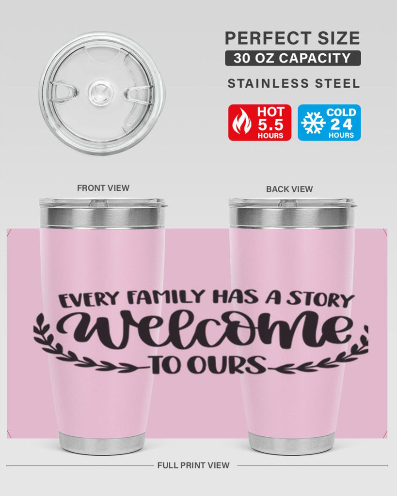 every family has a story welcome to ours 21#- home- Tumbler