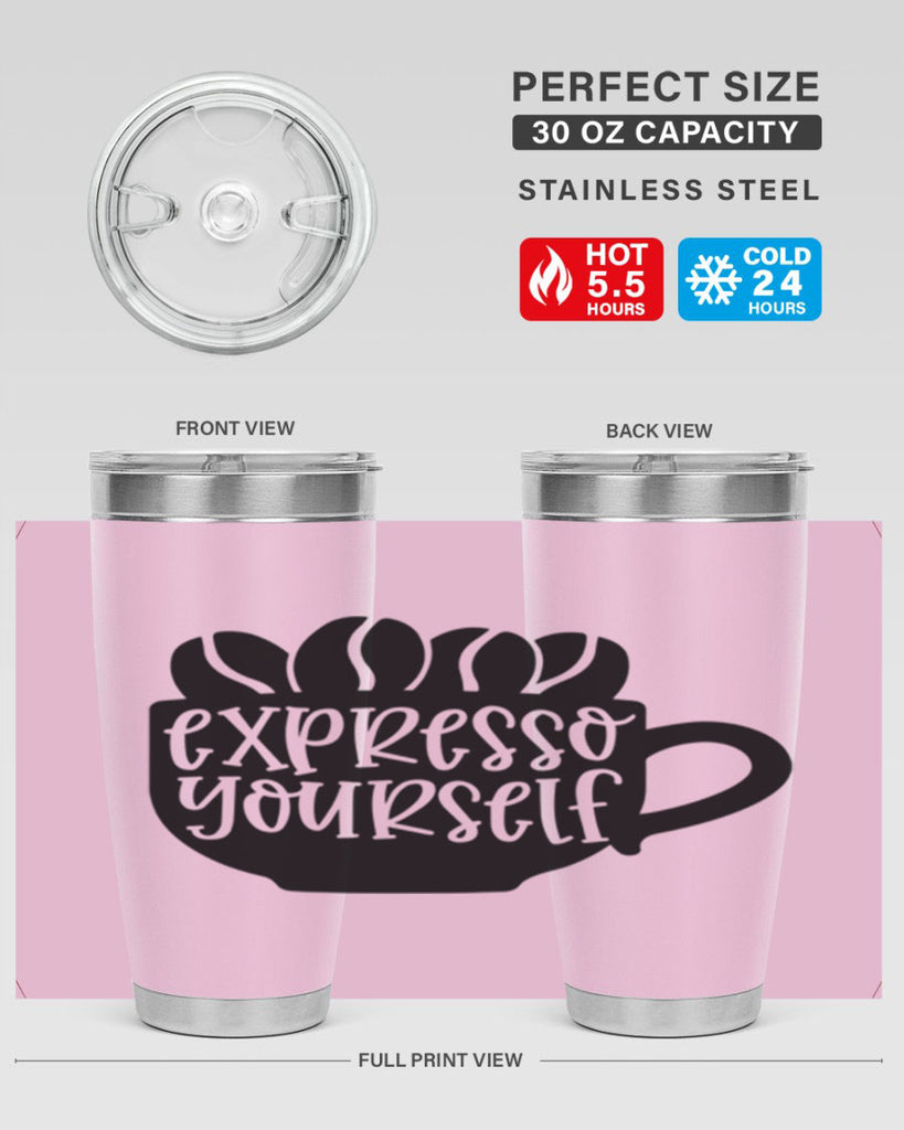 expresso yourself 56#- wine- Tumbler