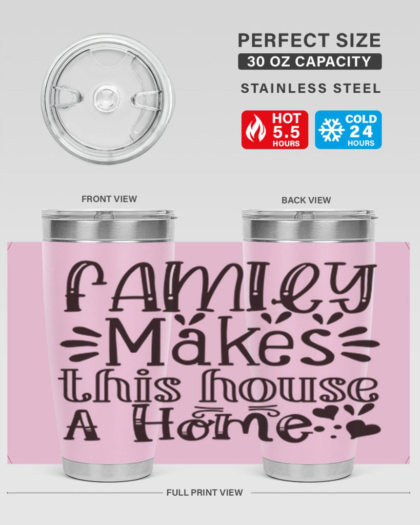 family makes this house a home 101#- home- Tumbler