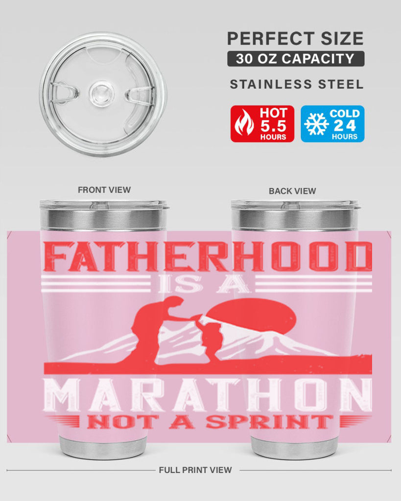 fatherhood is a marathon not a sprint 261#- fathers day- Tumbler