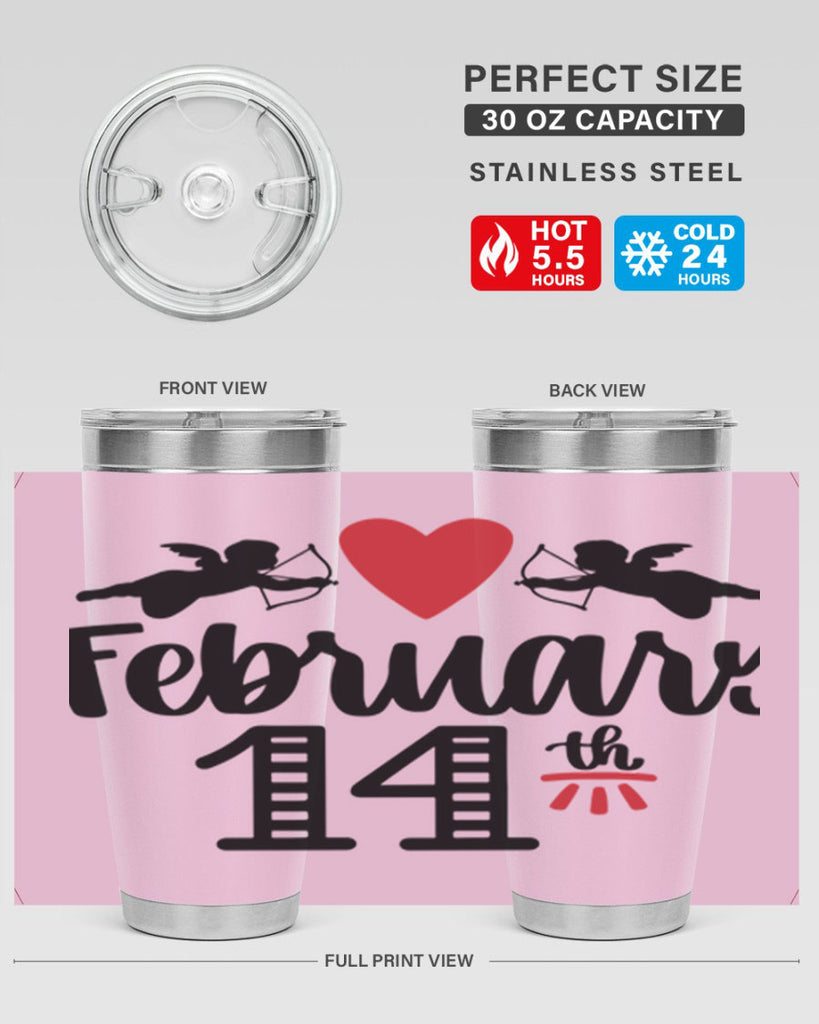 february th 28#- valentines day- Tumbler