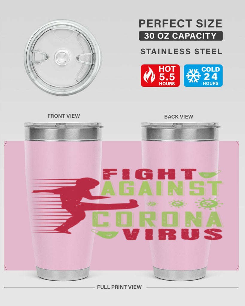 fight against corona virus Style 41#- corona virus- Cotton Tank