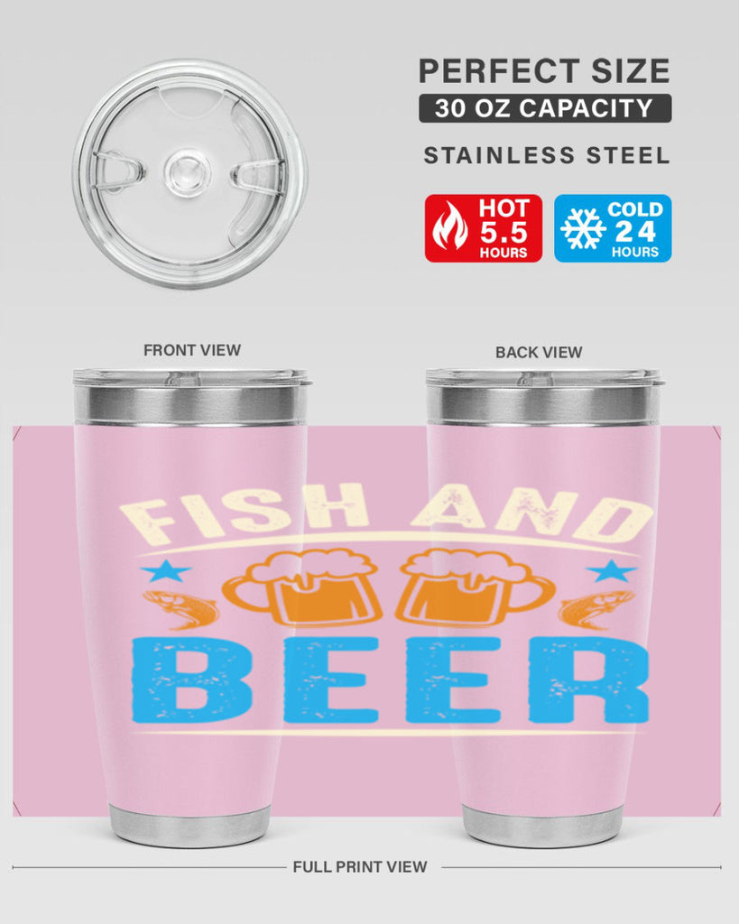 fish and beer 114#- beer- Tumbler