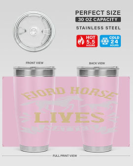 fjord horse lives matter Style 54#- horse- Tumbler