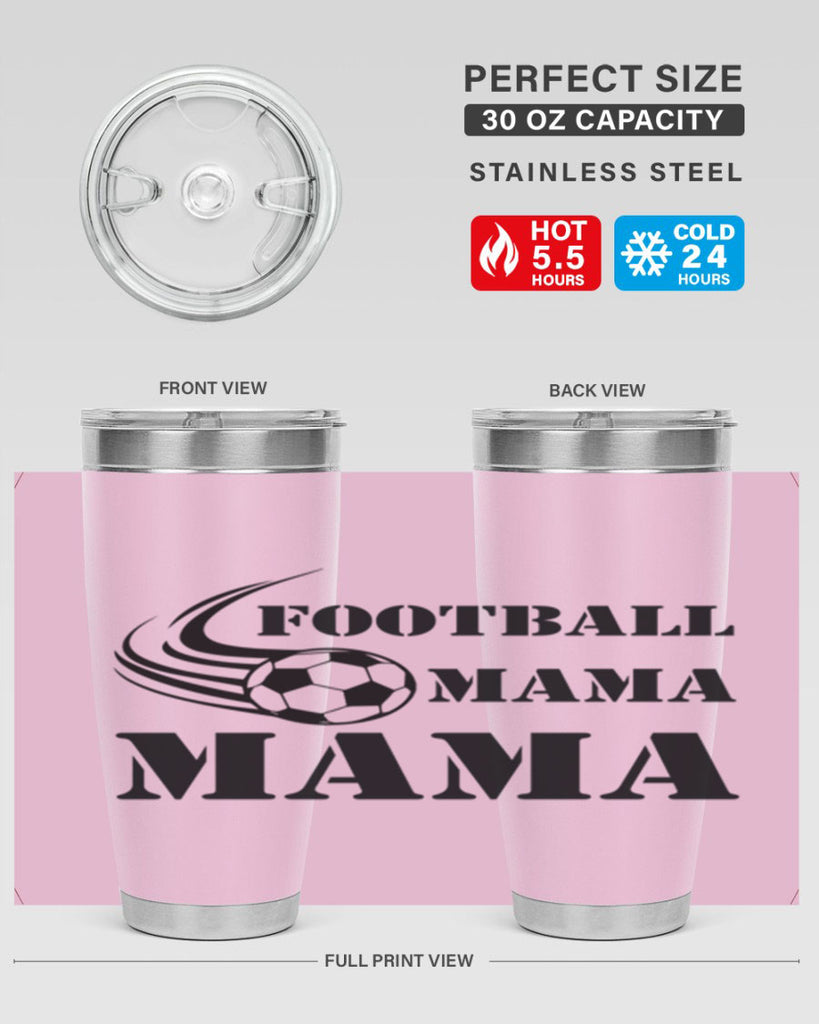 football mama 179#- mom- Tumbler