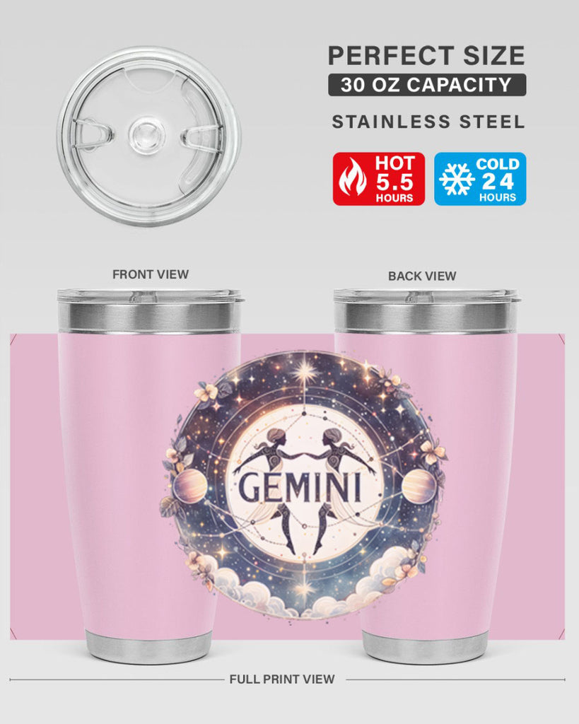 gemini 237#- zodiac- Tumbler