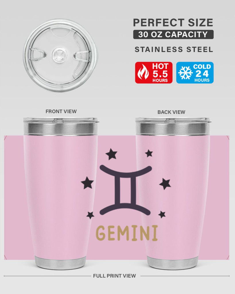 gemini 241#- zodiac- Tumbler