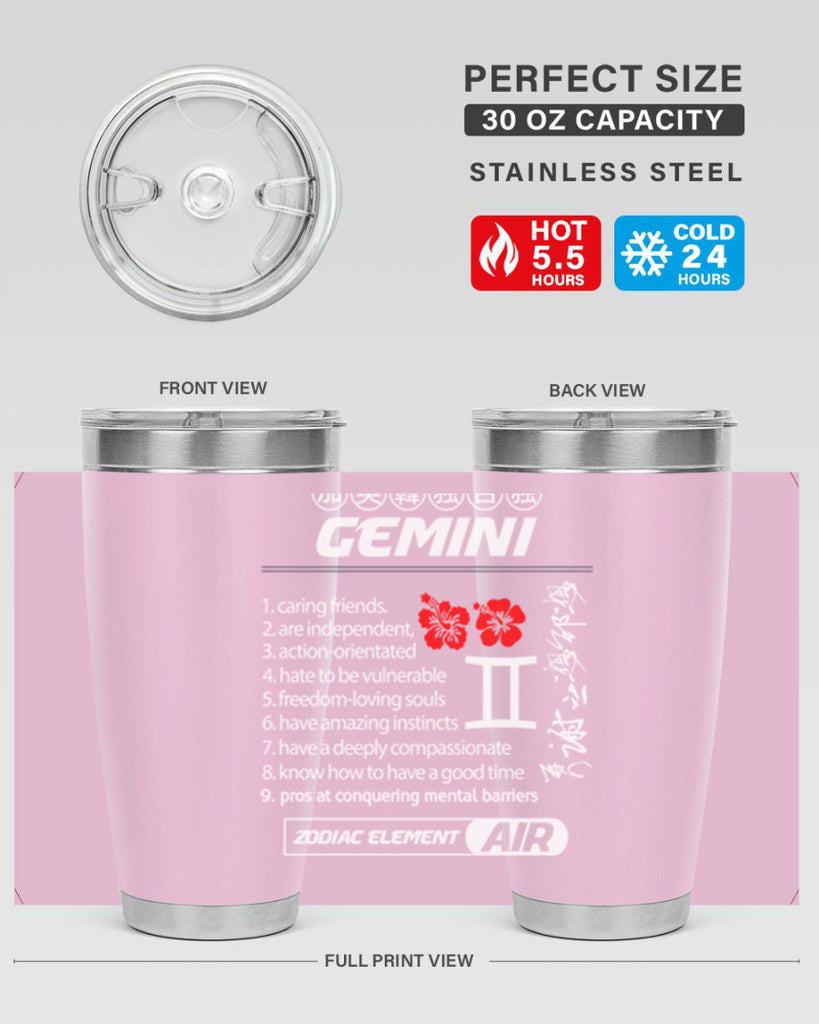 gemini 242#- zodiac- Tumbler