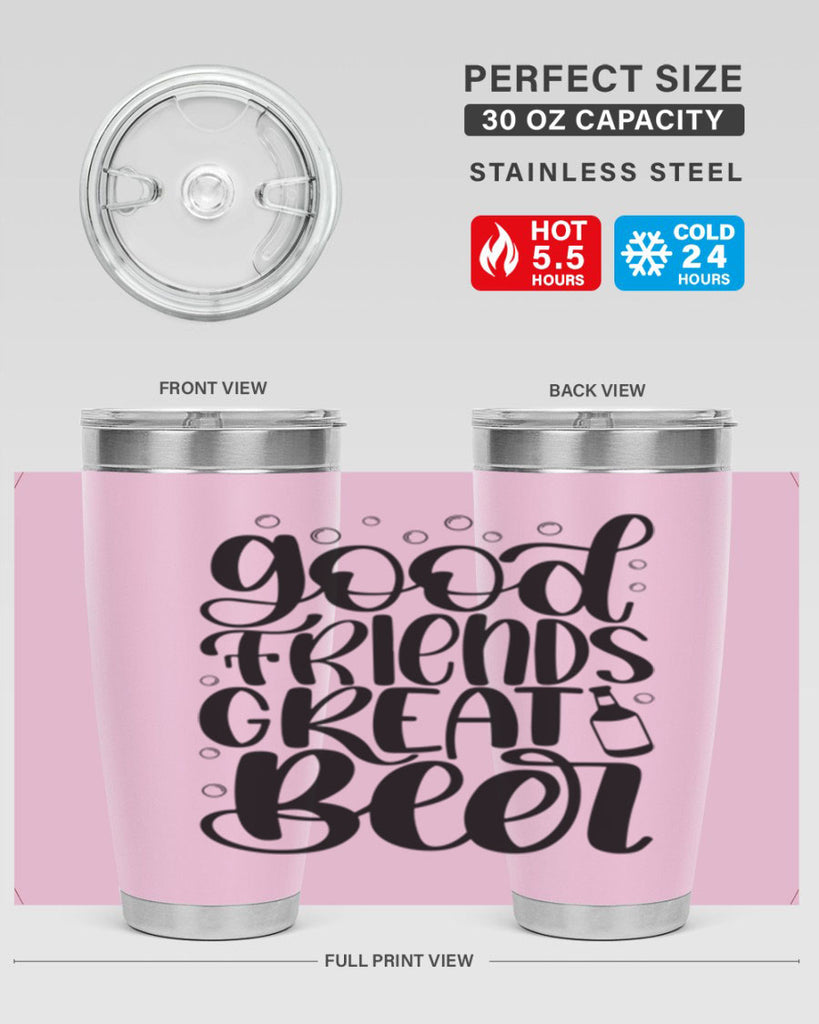 good friends great beer 38#- beer- Tumbler