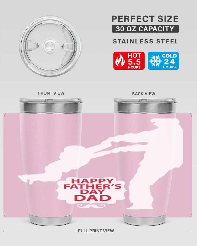 happy father day 246#- fathers day- Tumbler