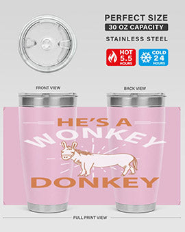 he’s a wonky donkey Style 4#- donkey- Tumbler