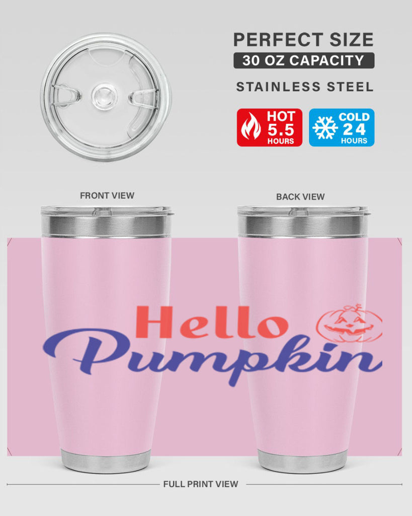 hello pumpkin 288#- fall- Tumbler