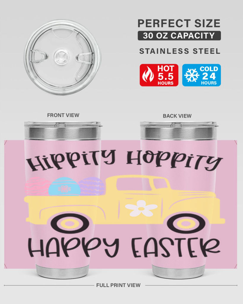 hippity hoppity happy 29#- easter- Tumbler