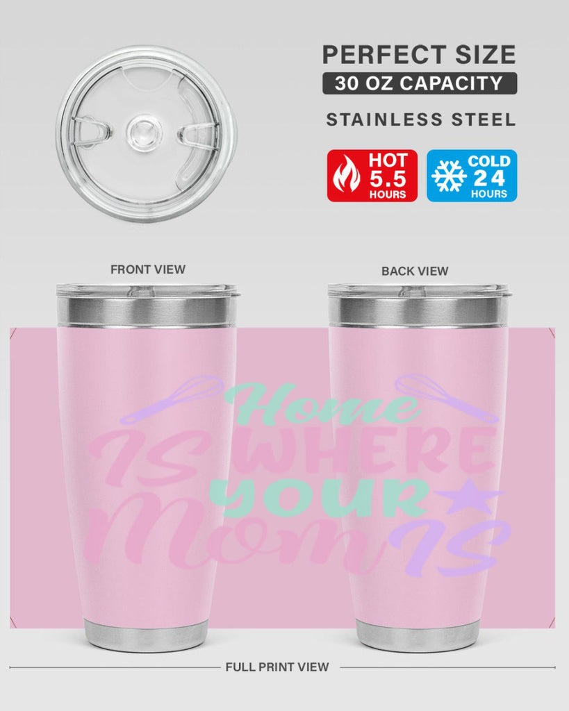 home is where your mom is 37#- home- Tumbler