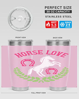 horse love Style 50#- horse- Tumbler