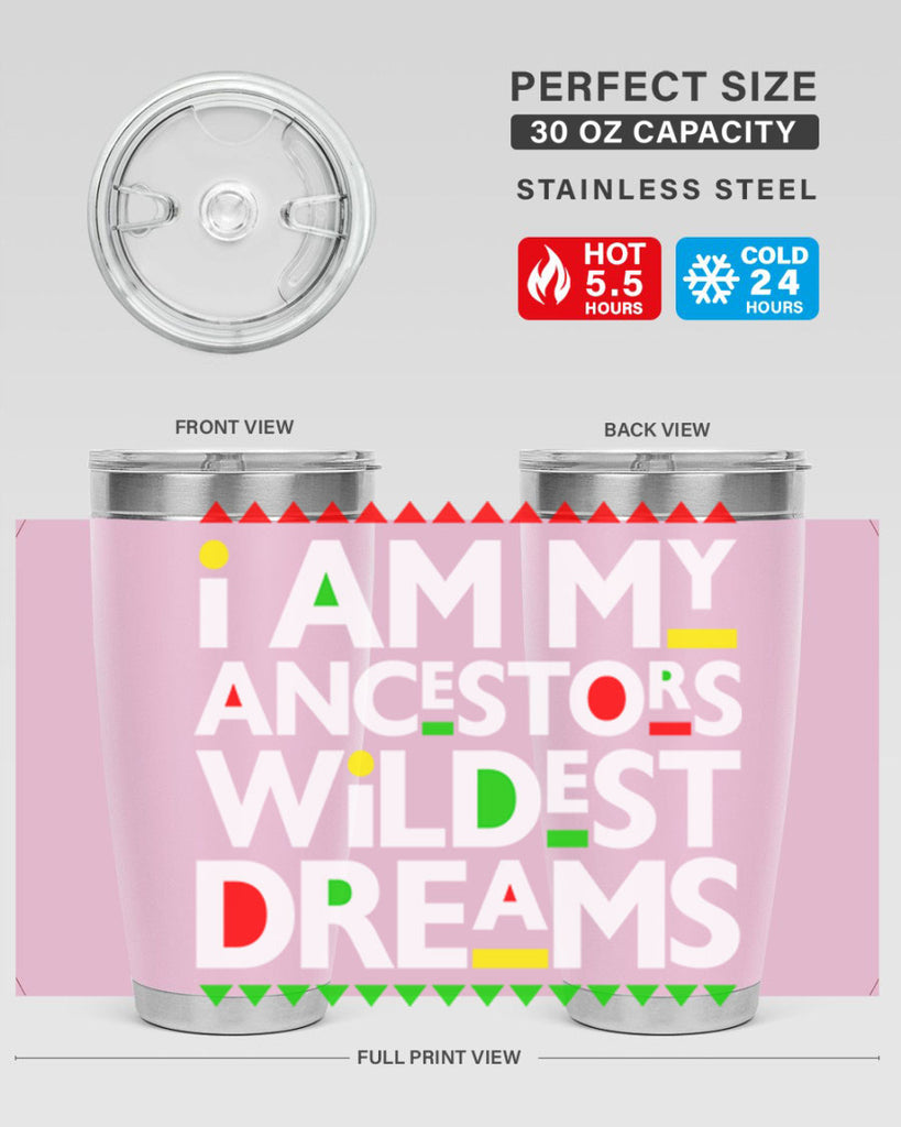 i am my  ancestors wildest dreams 115#- black words phrases- Cotton Tank