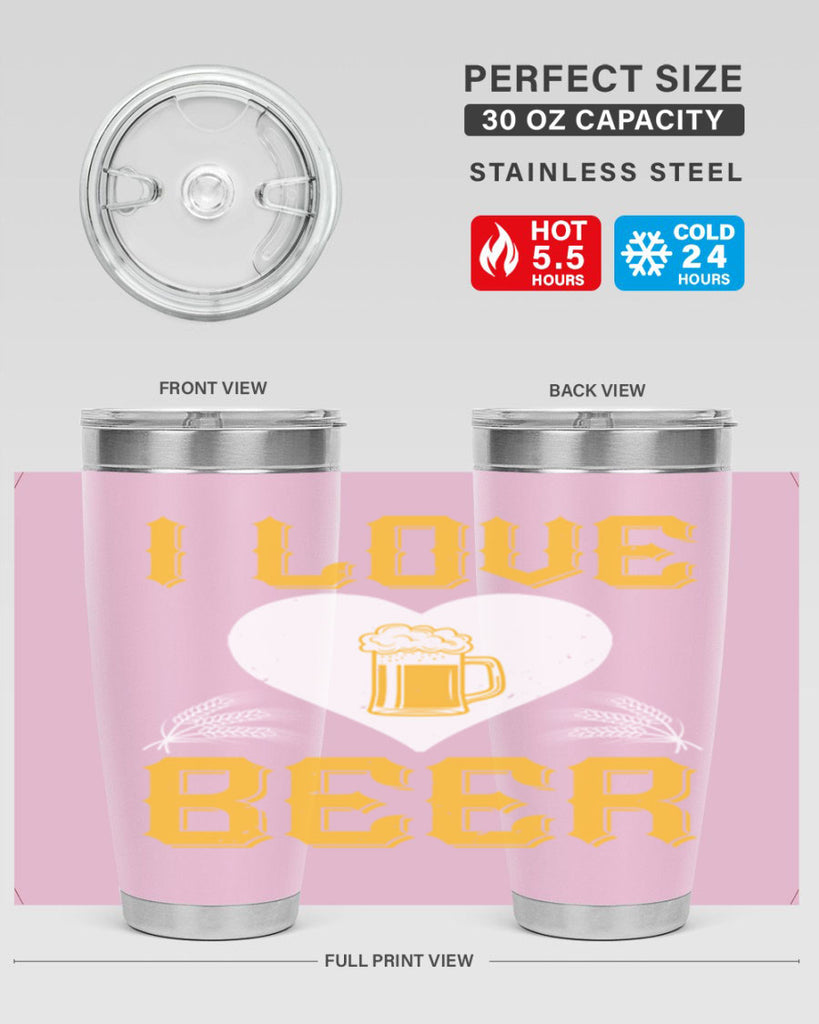 i love beer 74#- beer- Tumbler