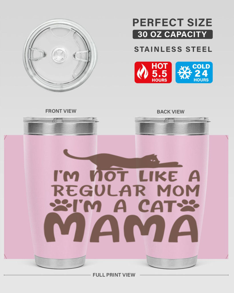 im not like a regular mom im a cat mama 256#- mom- Tumbler