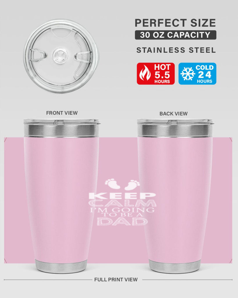 keep clam i am going to be a dad 2#- dad- Tumbler