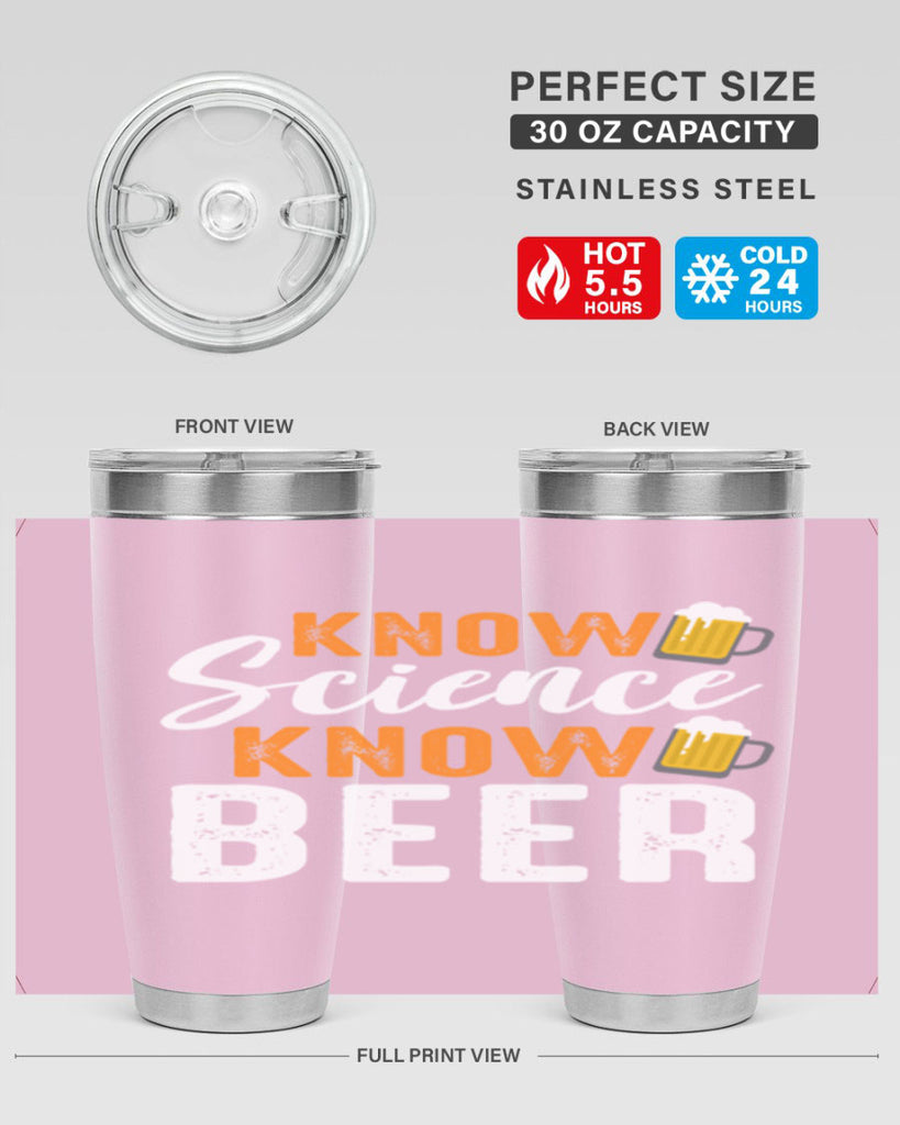 know science know beer 148#- beer- Tumbler