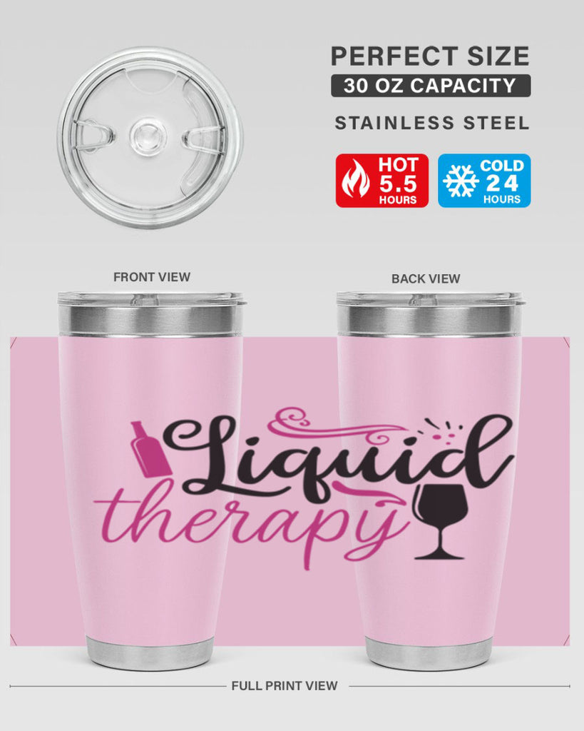 liquid therapy 185#- wine- Tumbler