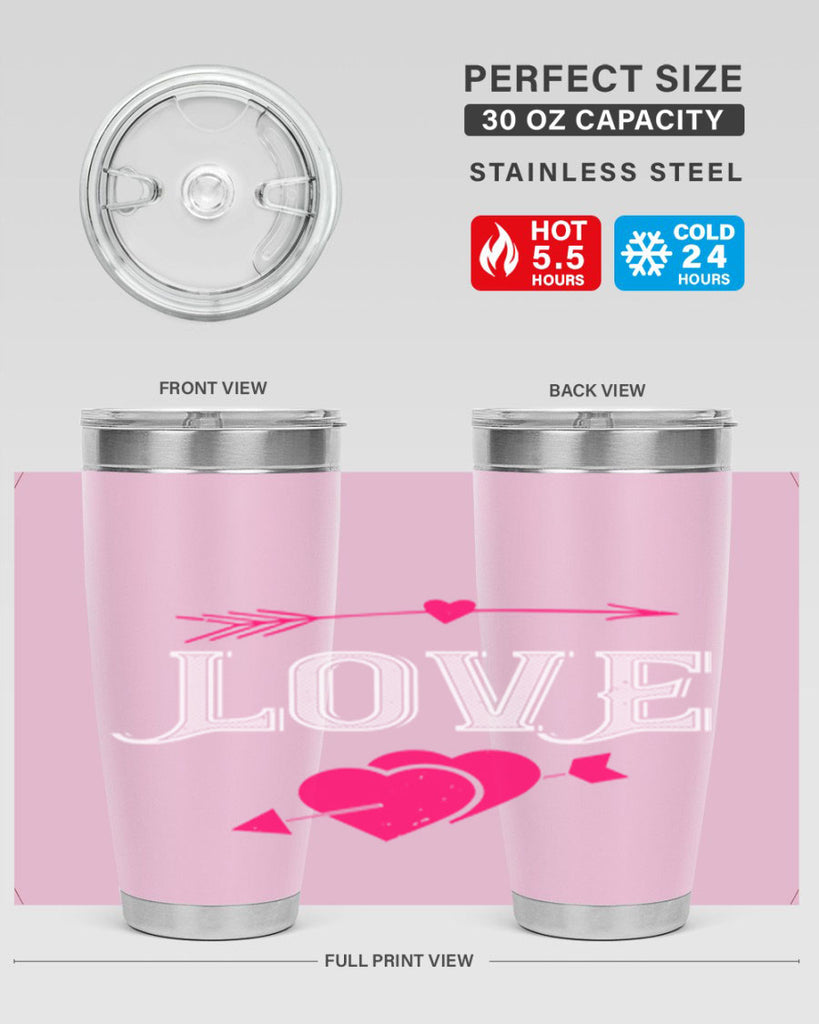 love 41#- valentines day- Tumbler