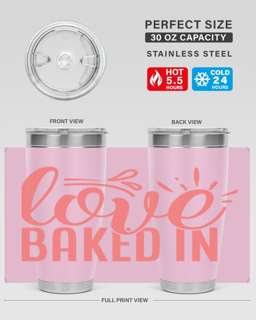 love baked in 13#- kitchen- Tumbler