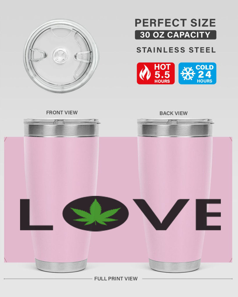 love cannabis 189#- marijuana- Tumbler