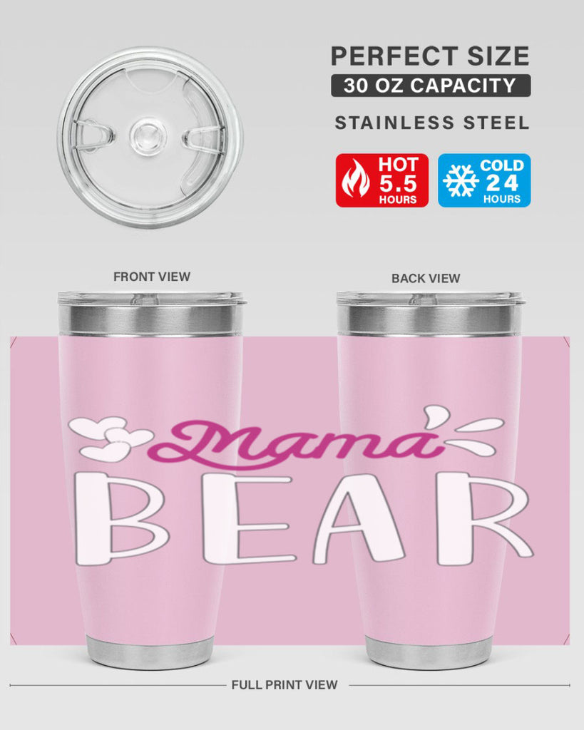 mama bear 132#- mom- Tumbler