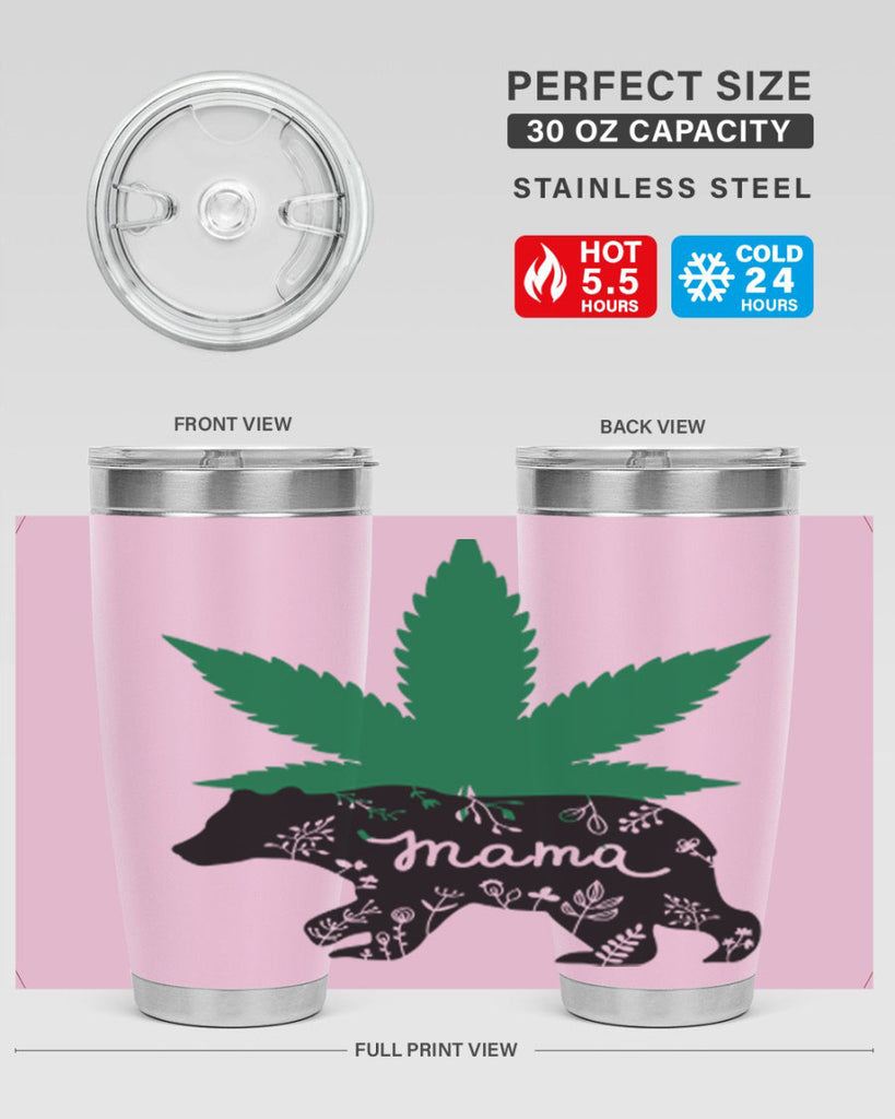 mama bear weed 196#- marijuana- Tumbler