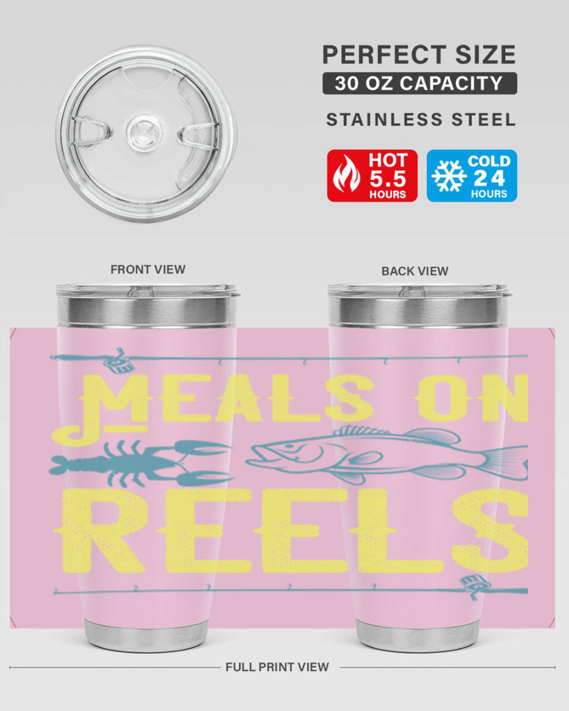 meals on reels 241#- fishing- Tumbler