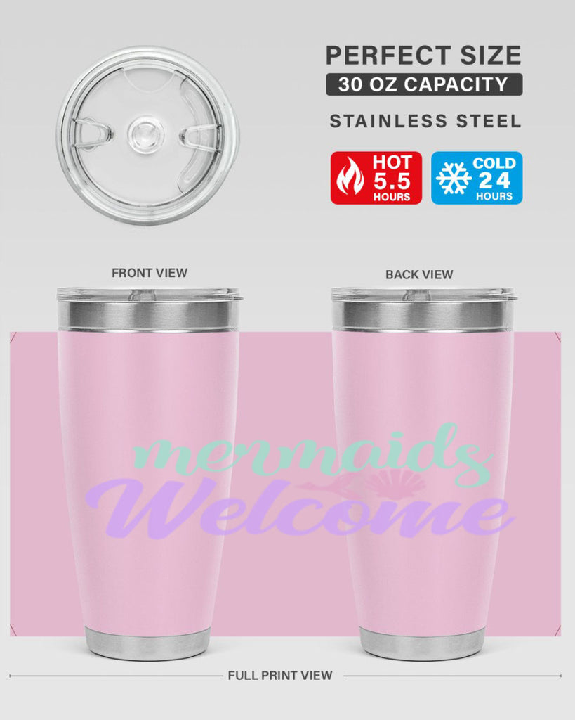 mermaids welcome 6#- mermaid- Tumbler