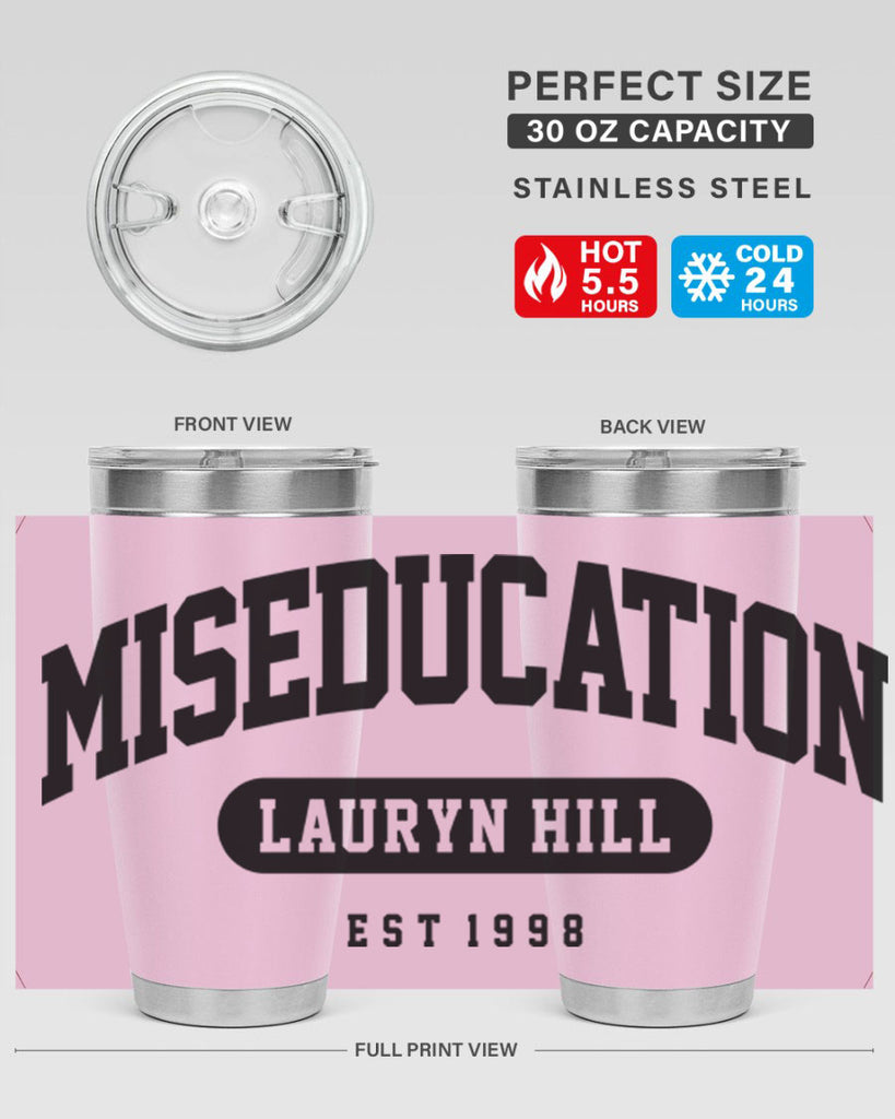 miseducation of lauryn hill college 67#- black words phrases- Cotton Tank