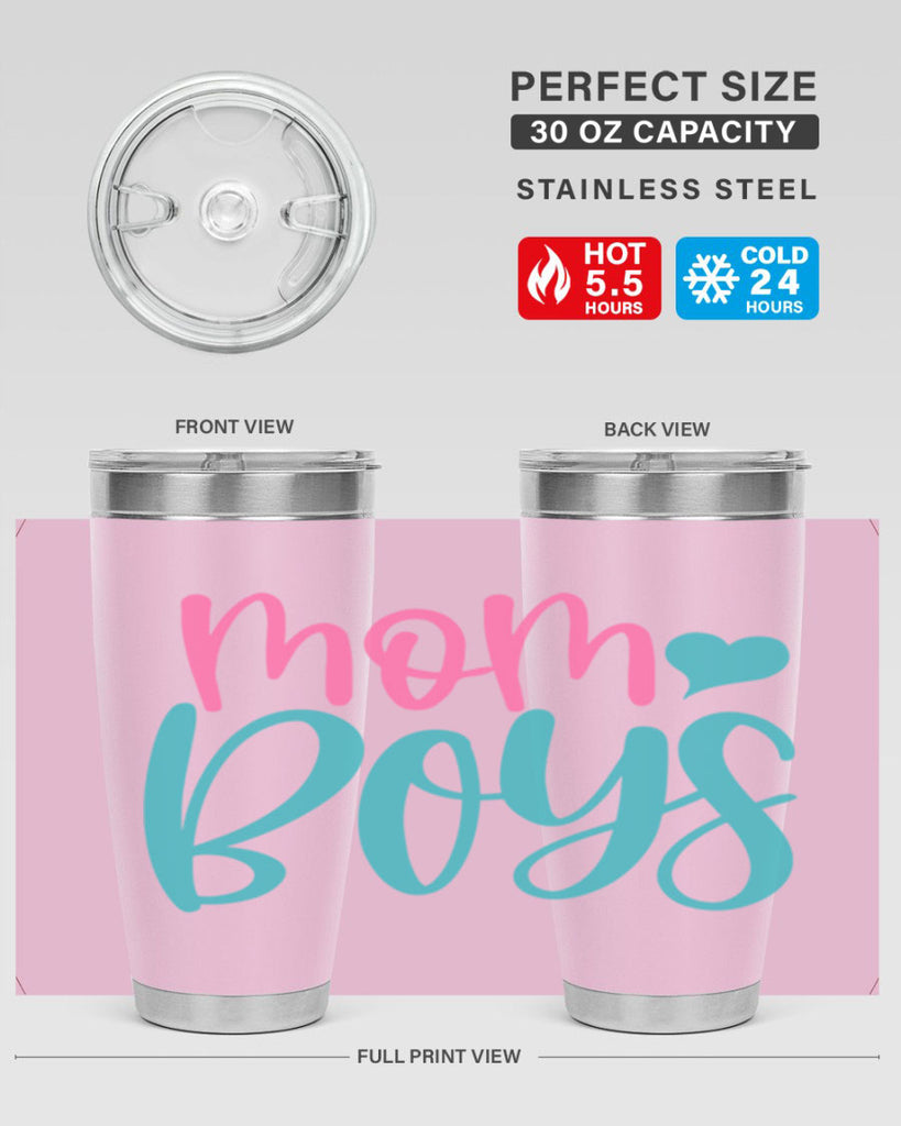 mom boys 318#- mom- Tumbler