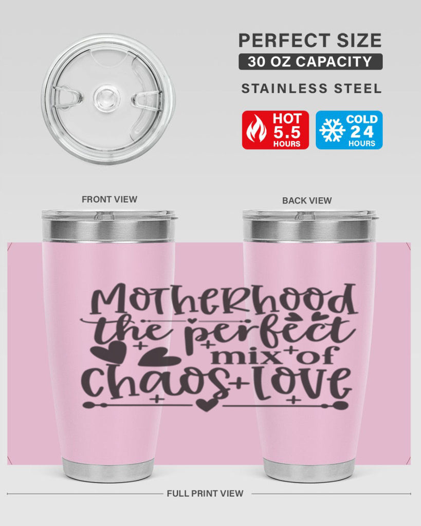 motherhood the perfect chas love 375#- mom- Tumbler