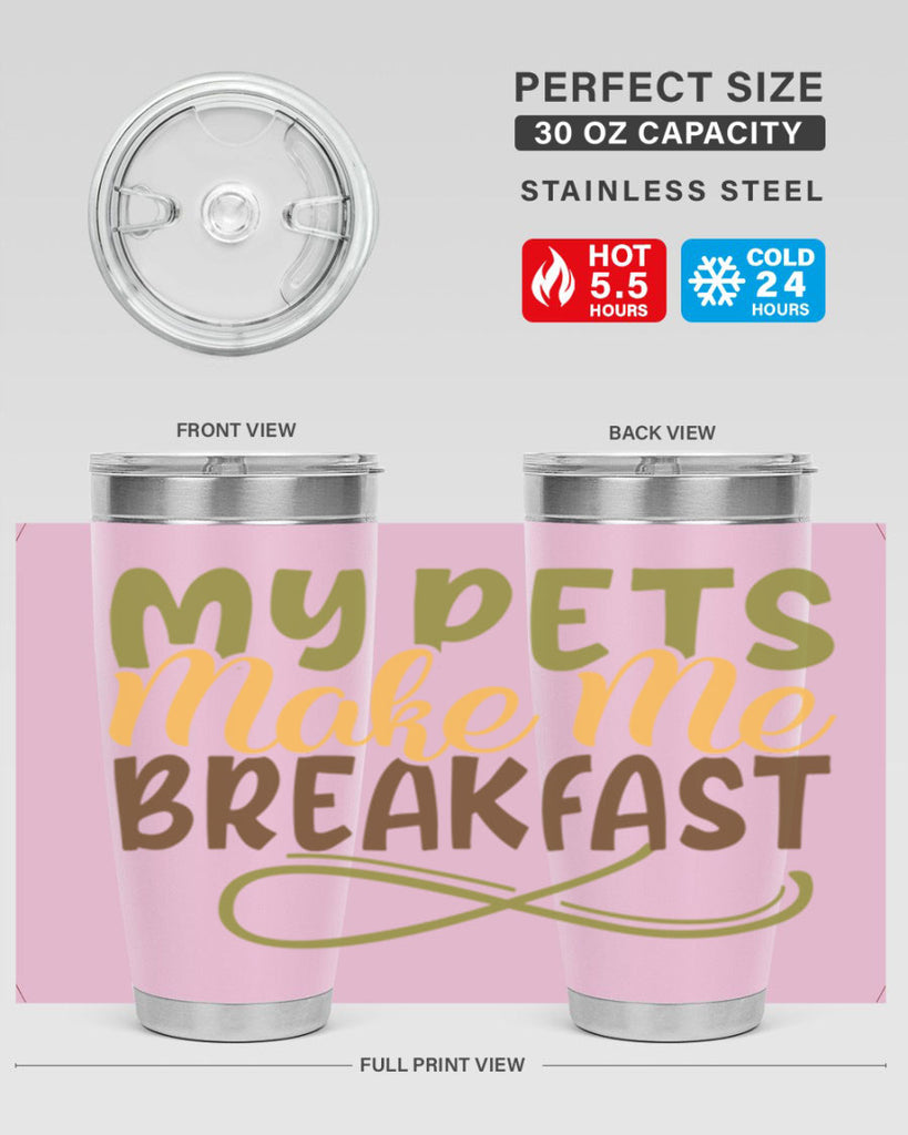 my pets make me breakfast 3#- farming and gardening- Tumbler