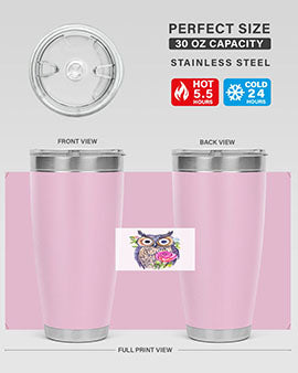 owl 13#- owl- Tumblers