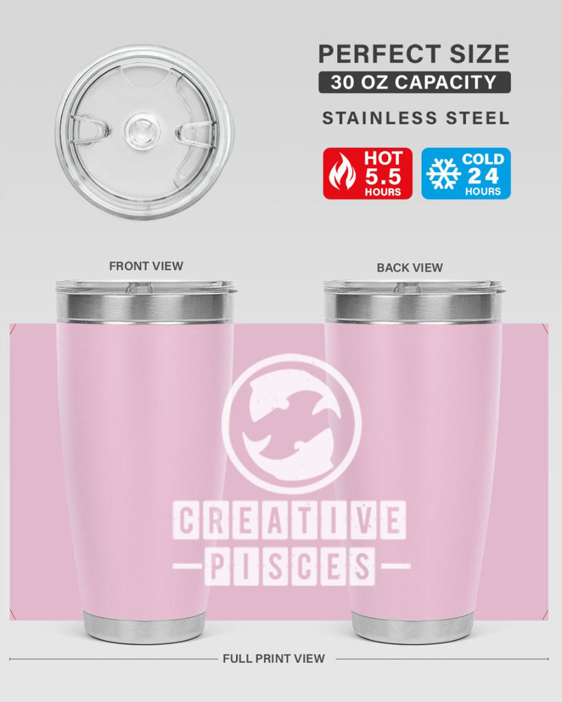 pisces 345#- zodiac- Tumbler