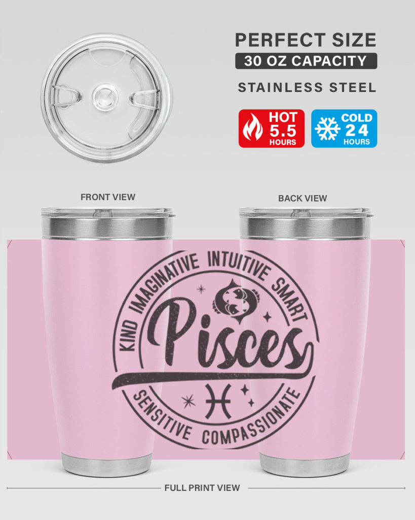 pisces 373#- zodiac- Tumbler