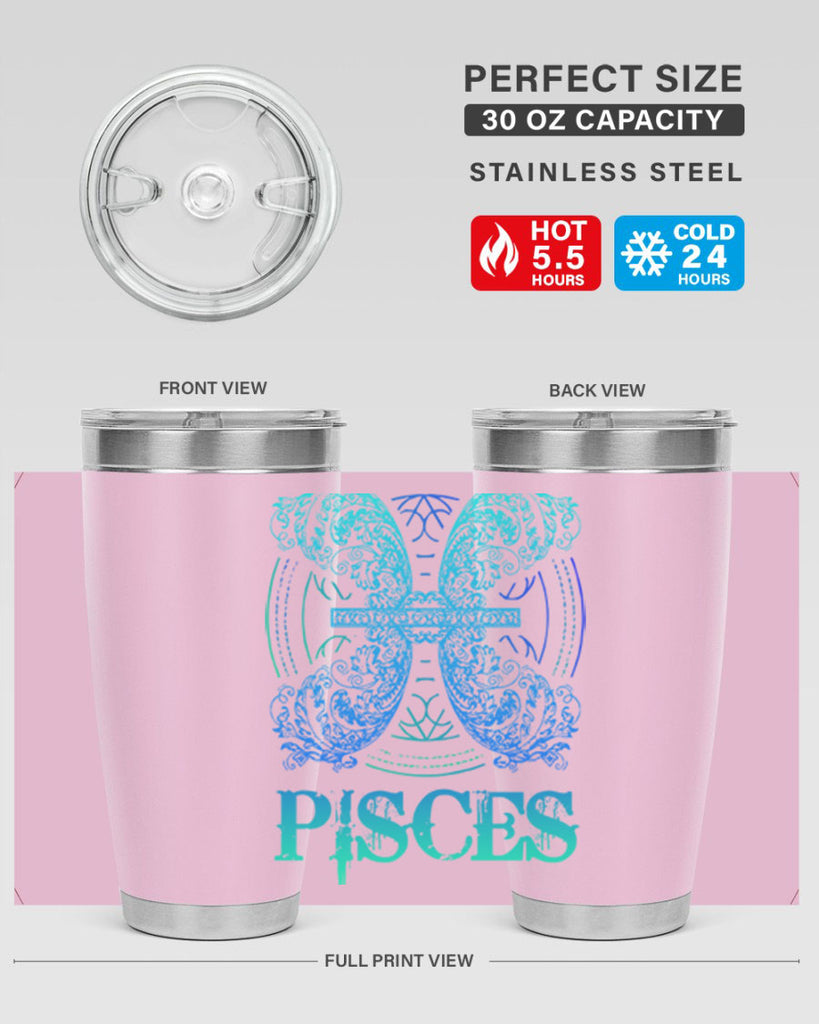 pisces Zodiac 381#- zodiac- Tumbler