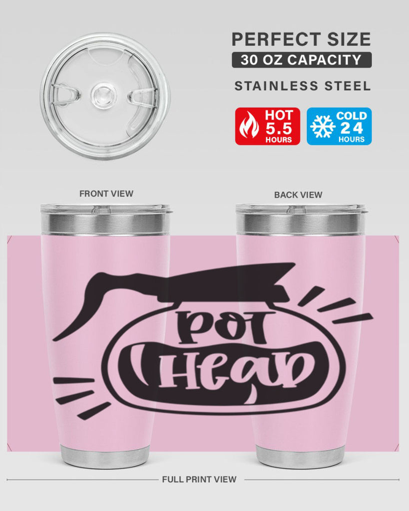 pot head 44#- coffee- Tumbler