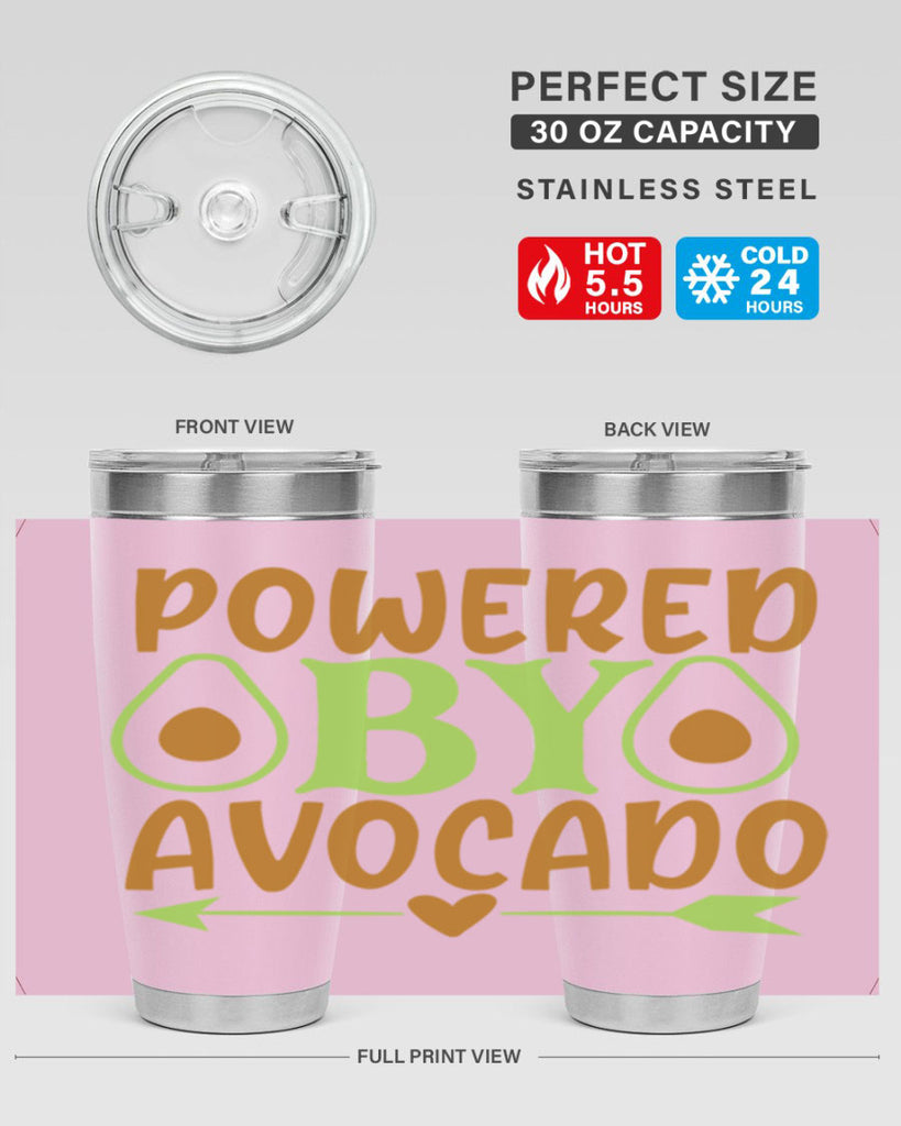 powered by avocado 3#- avocado- Tumbler