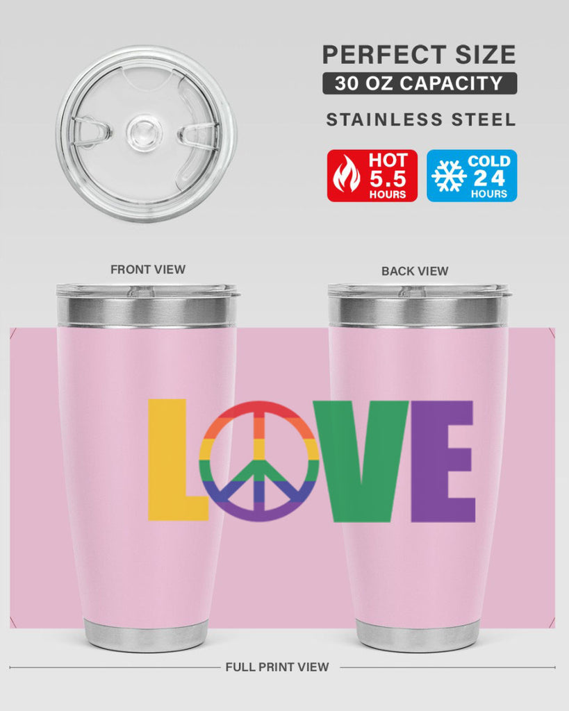 pride love peace 60#- lgbt- Tumbler