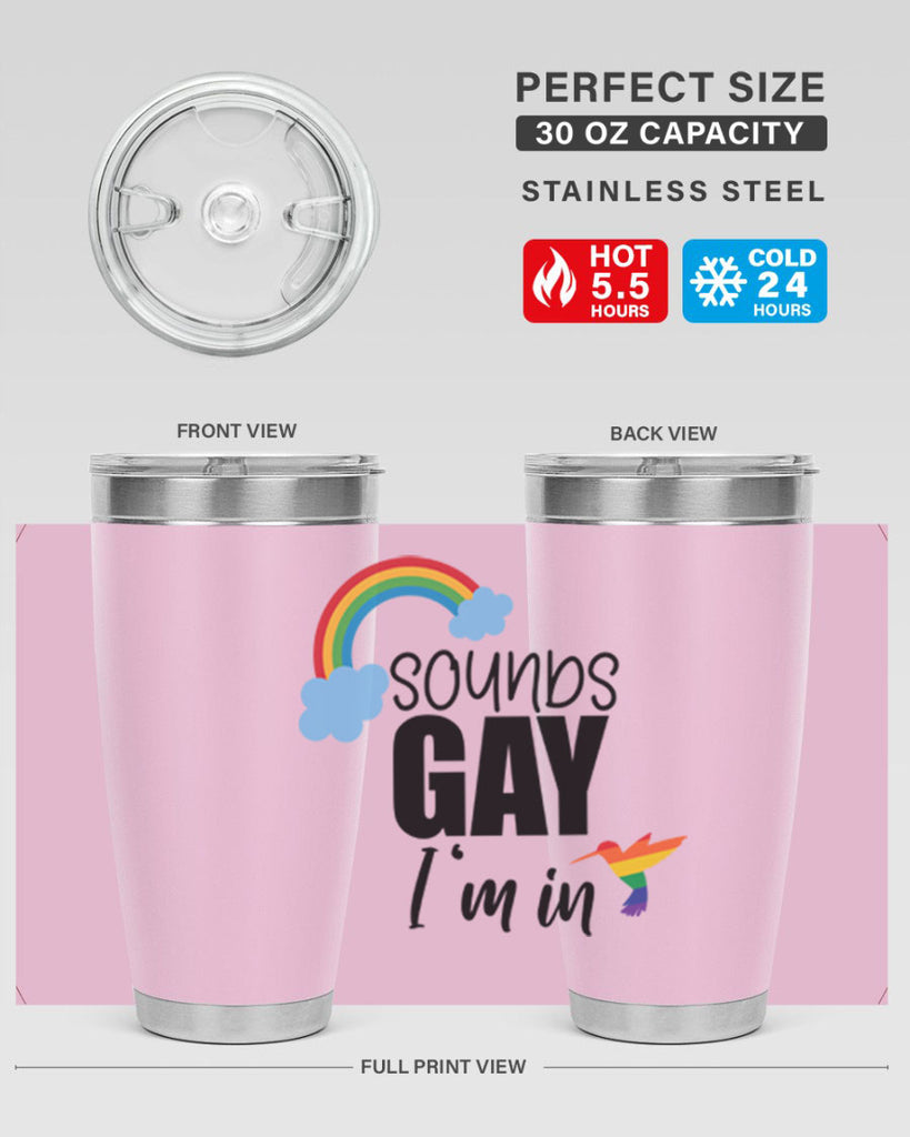 pride sound 45#- lgbt- Tumbler