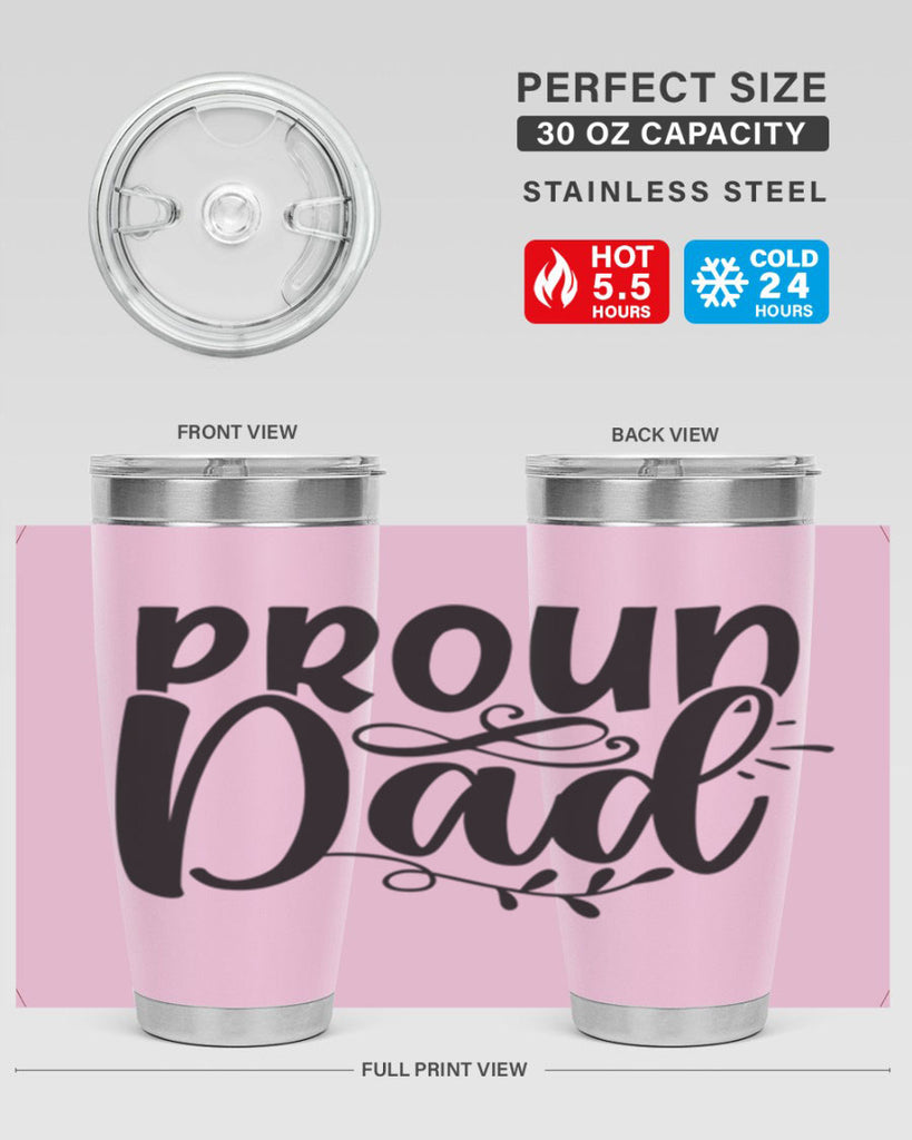 proud dad 71#- dad- Tumbler