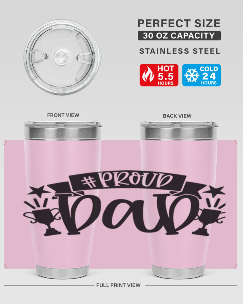 proud dad 75#- fathers day- Tumbler