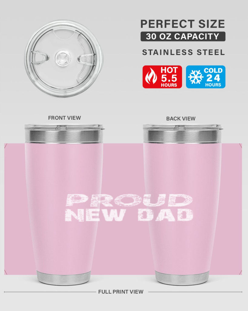 proud new dad 70#- dad- Tumbler